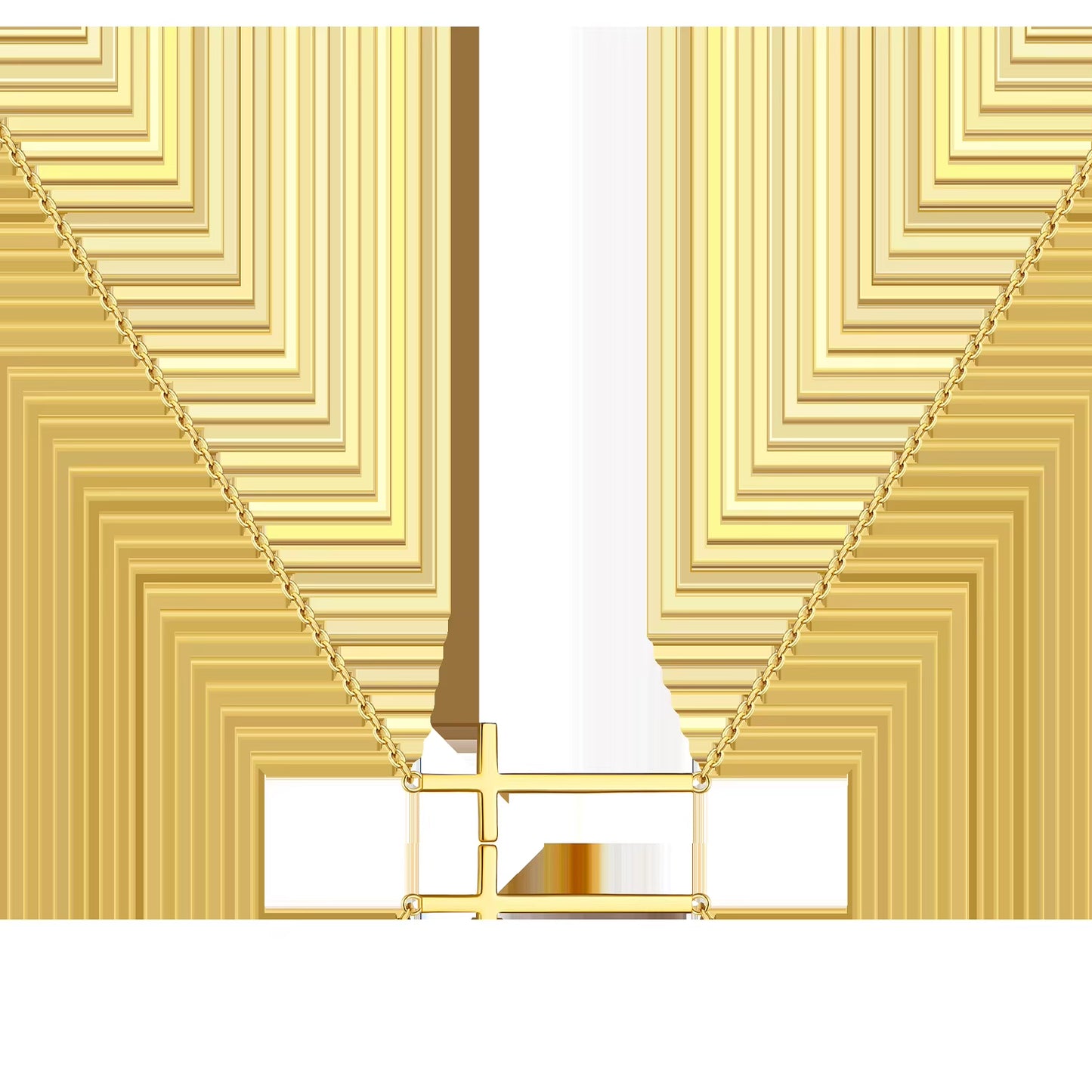 Puregrace™ 925 Sterling Silver Cross Necklace – Timeless Elegance, Redefined