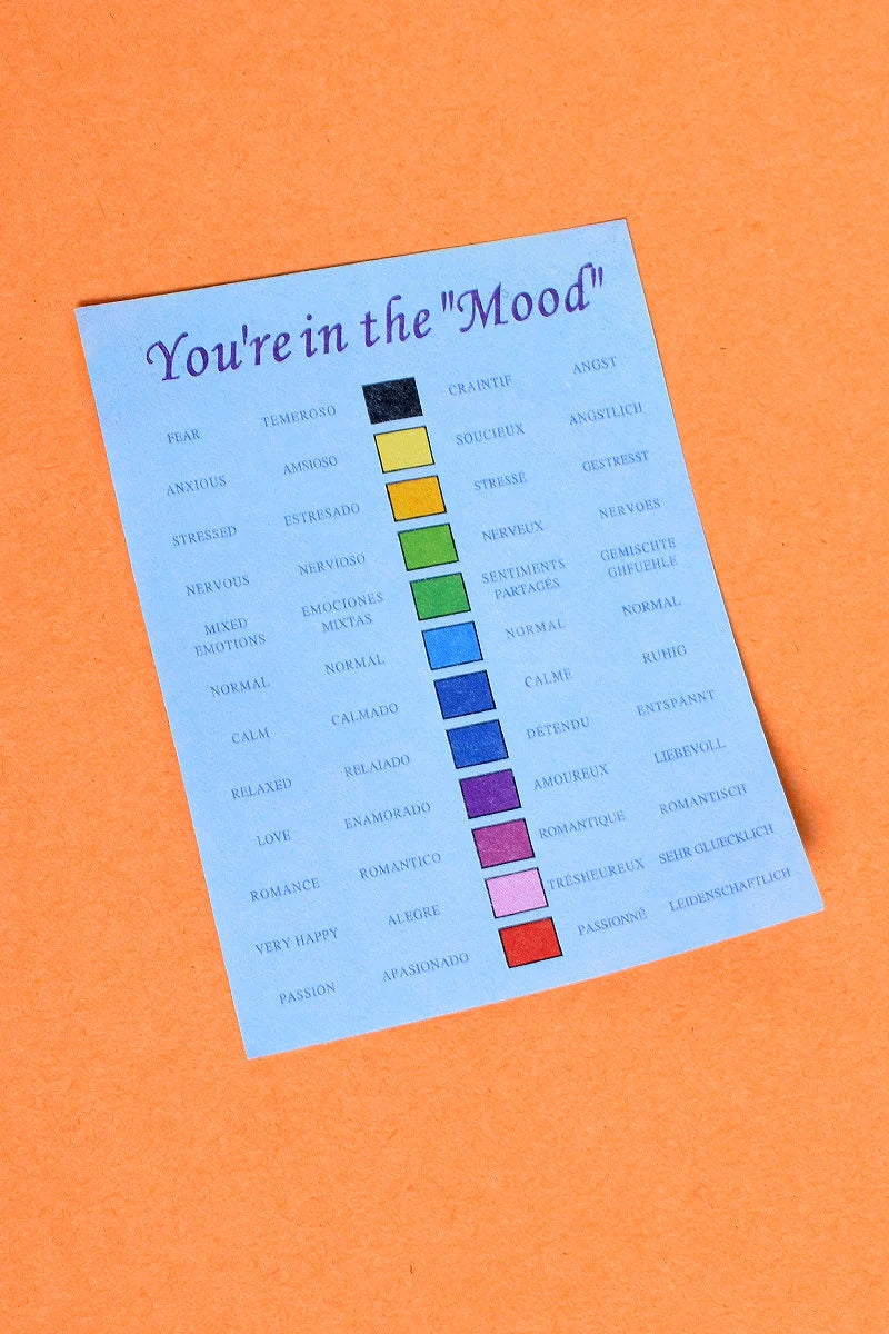 Retro Aura Mood Ring – a 90S Classic, Reborn in Silver Shine