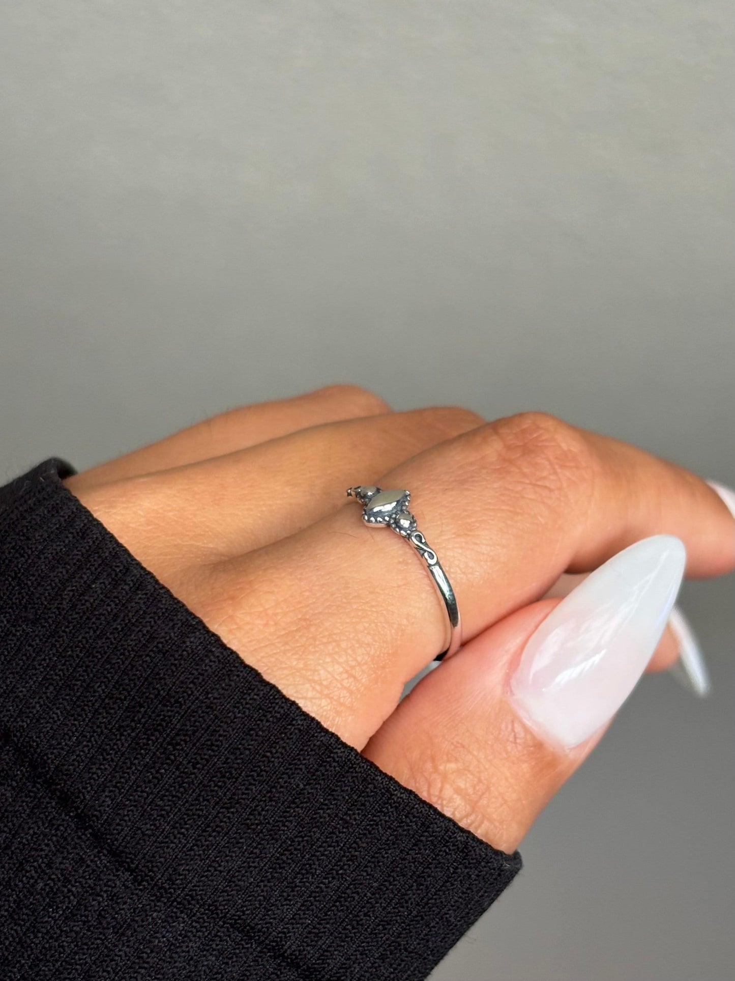 Whisper of Bali Dainty Silver Ring – Timeless Simplicity with Island Soul