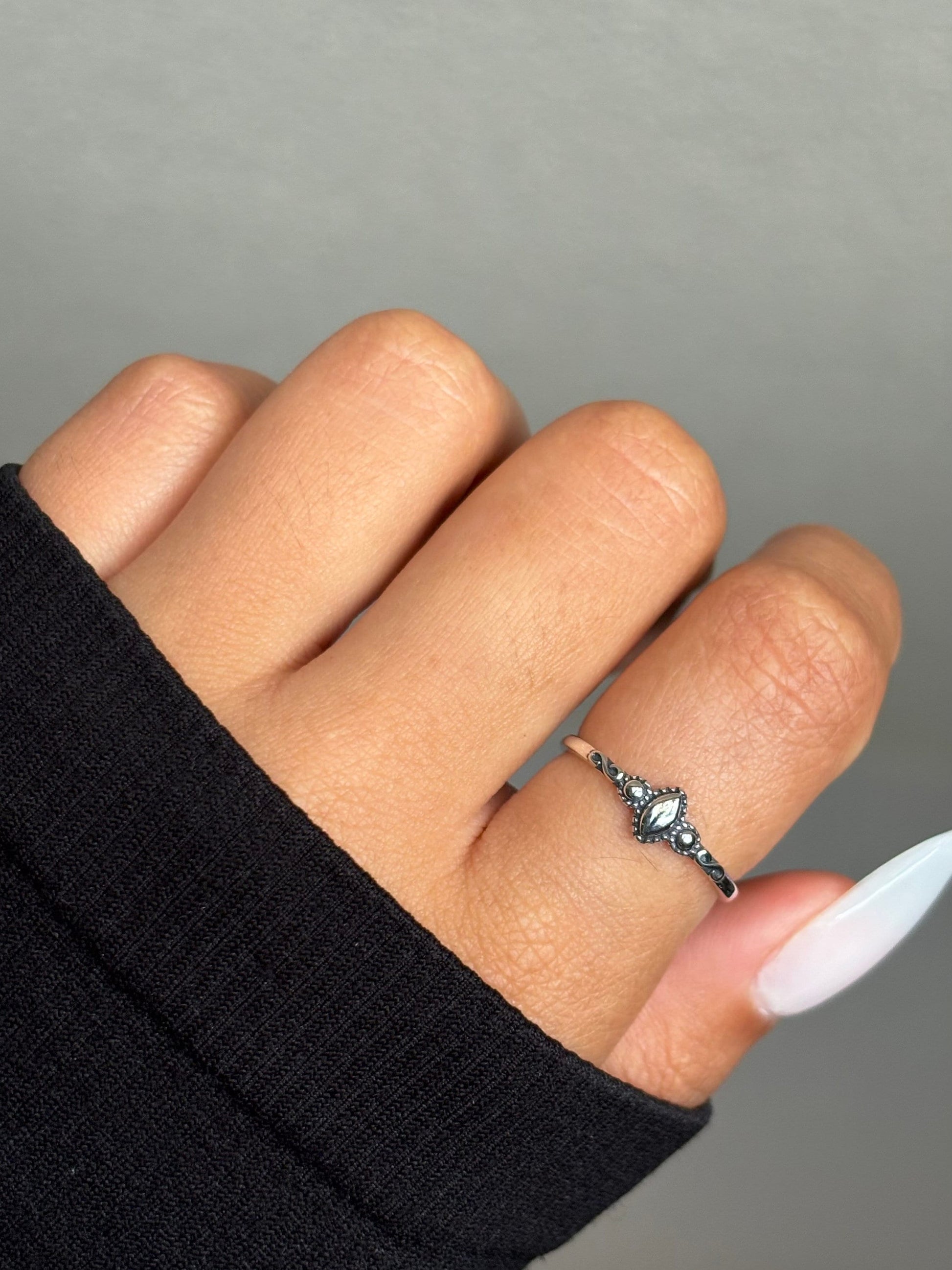 Whisper of Bali Dainty Silver Ring – Timeless Simplicity with Island Soul